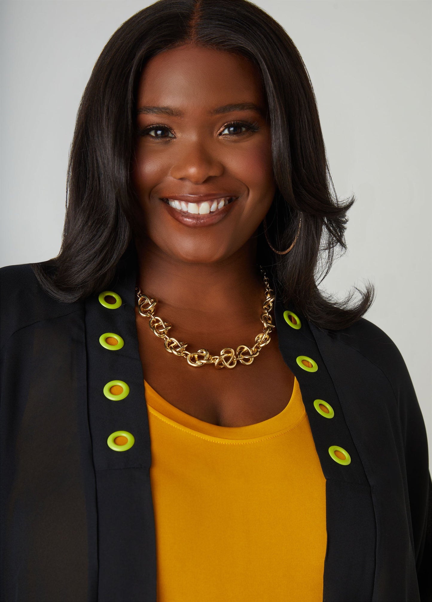 Ashley Stewart Pardon My Fro™ Ziggy Duster Black