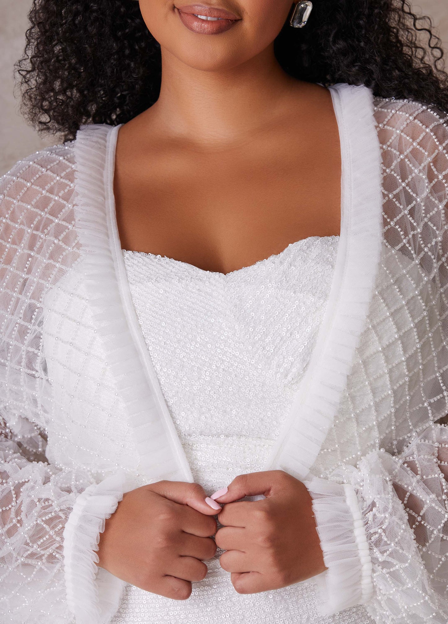Ashley Stewart Plus Size Bridal Jacket Plus Size Bridal Fashion White