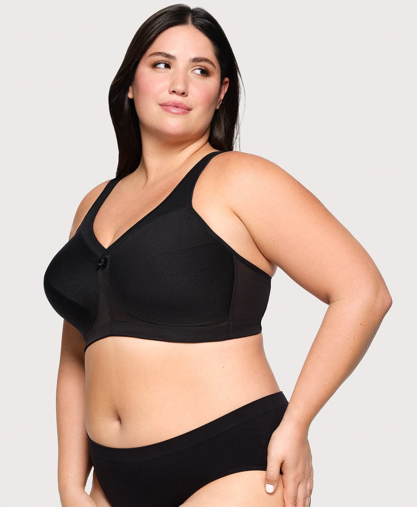 Ashley Stewart MagicLift Active Support Bra Black