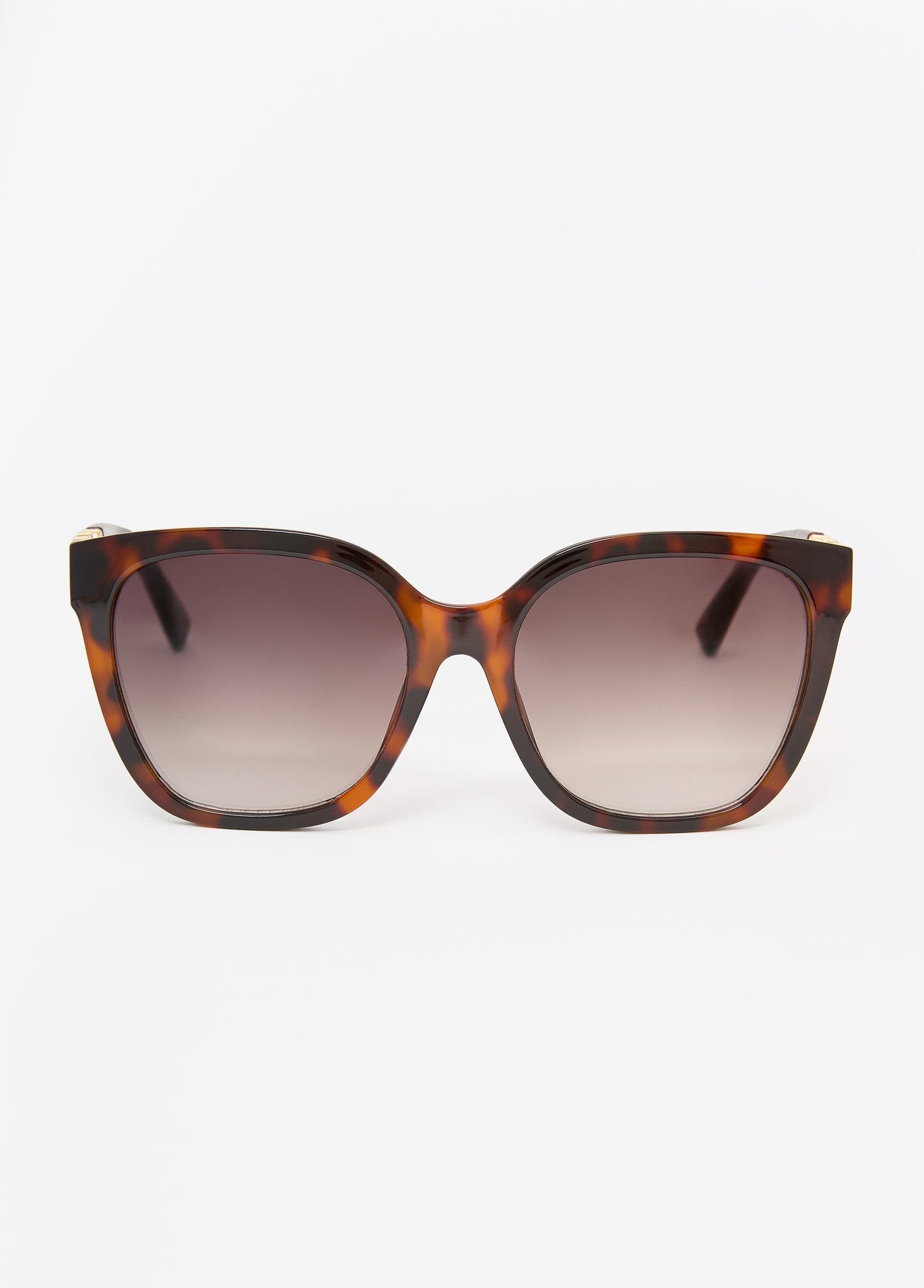 Ashley Stewart Cutout Tortoiseshell Sunglasses TORT