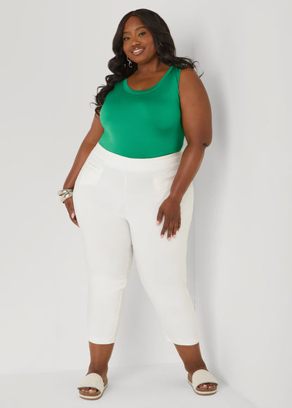 Ashley Stewart The Basic Stretch Knit Cami Bosphorus
