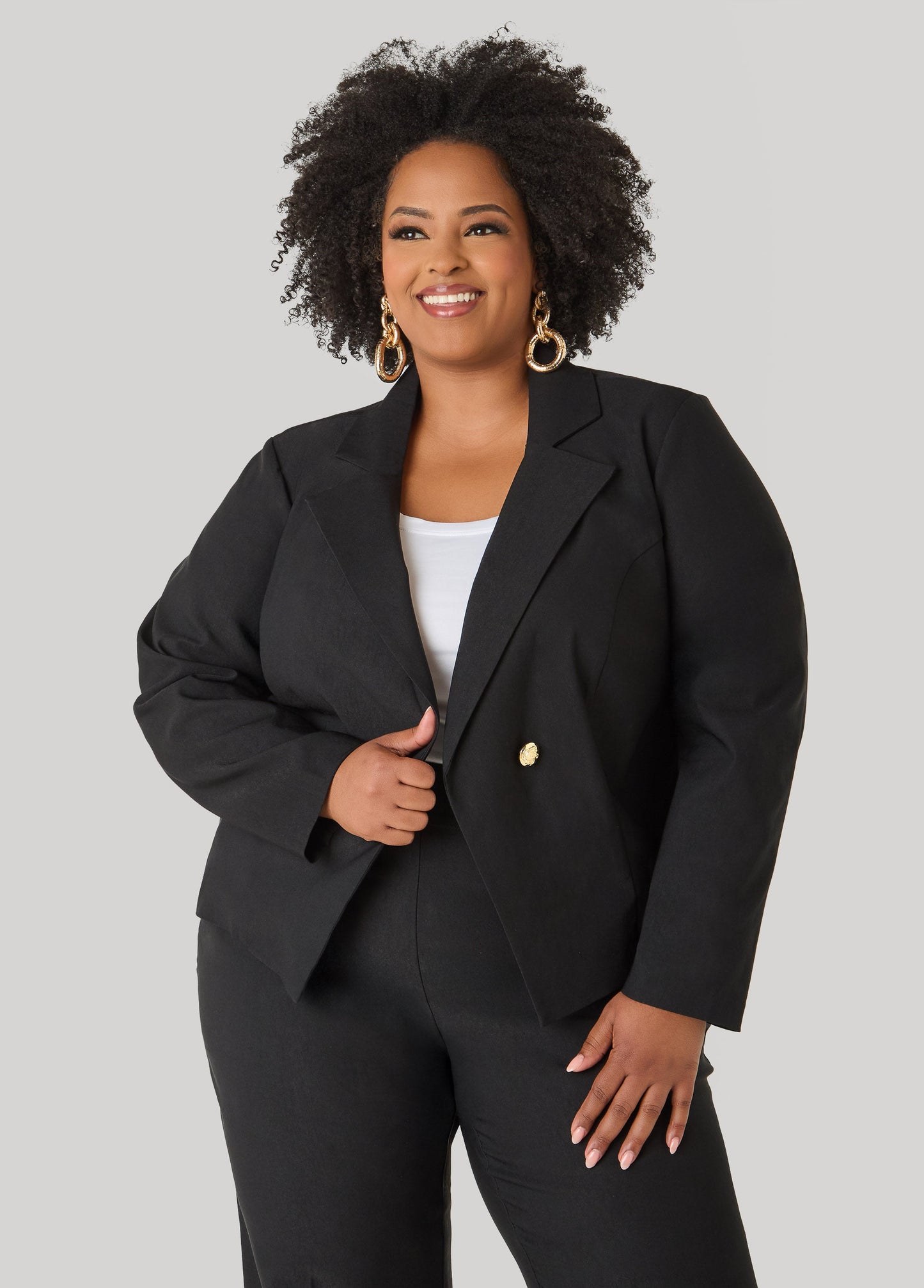 Ashley Stewart Millennium Embellished Jacket Pink