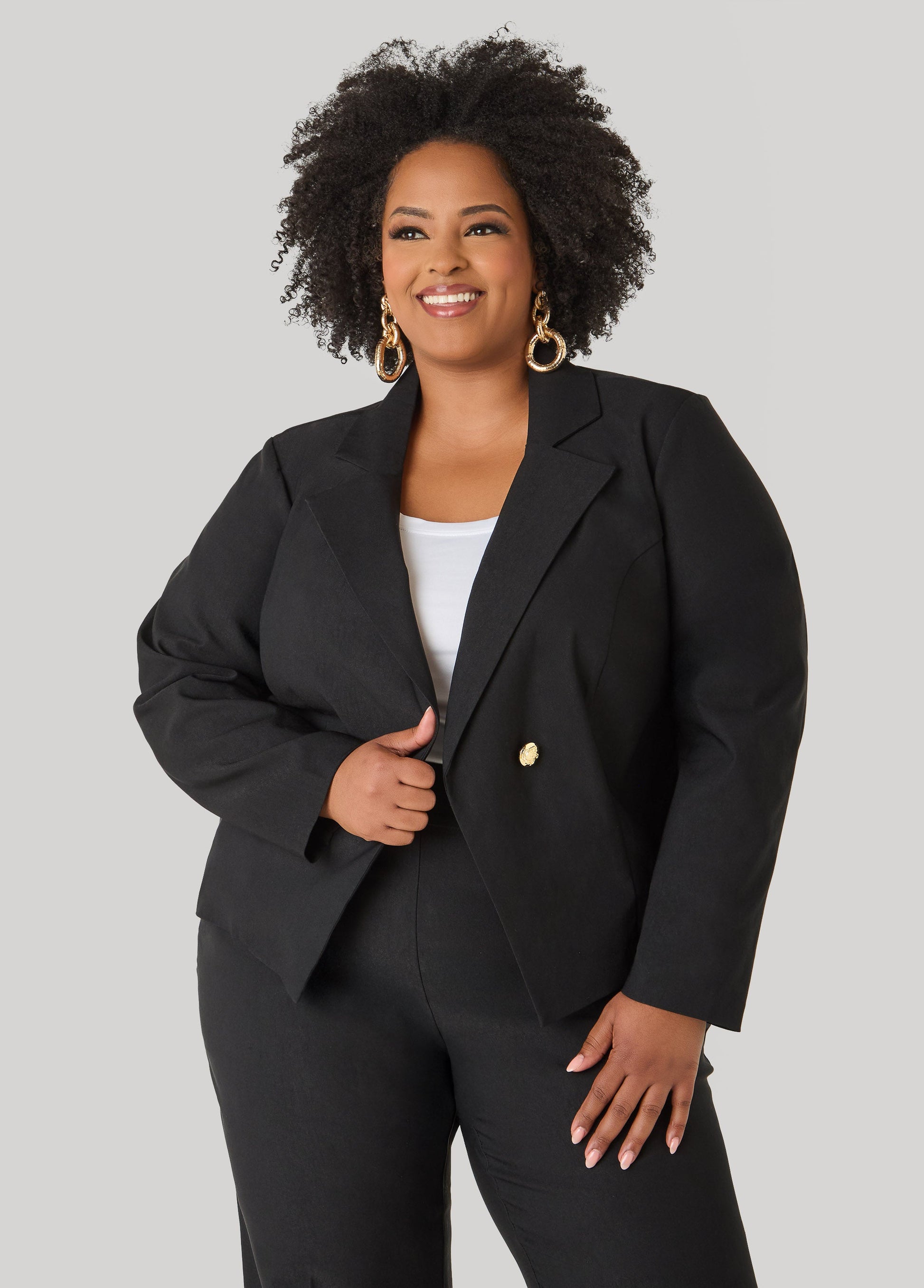 Ashley Stewart Millennium Embellished Jacket Pink