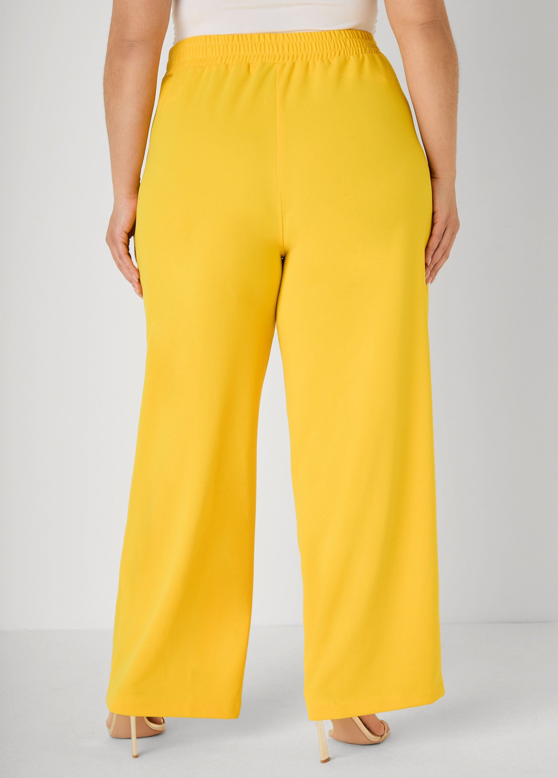 Ashley Stewart Pleated Wide Leg Pants Royal Blue