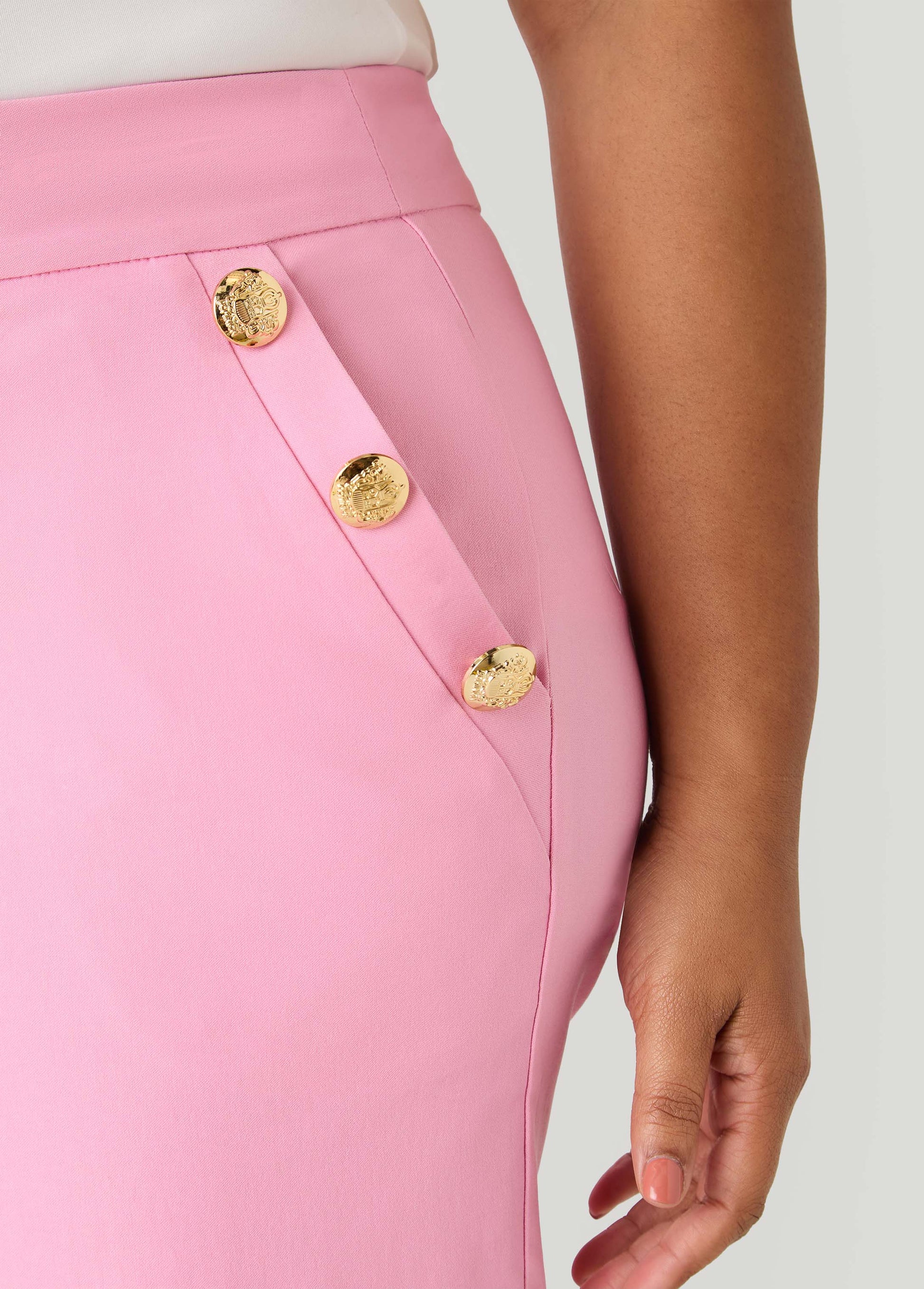 Ashley Stewart Millennium Sailor Pants Pink