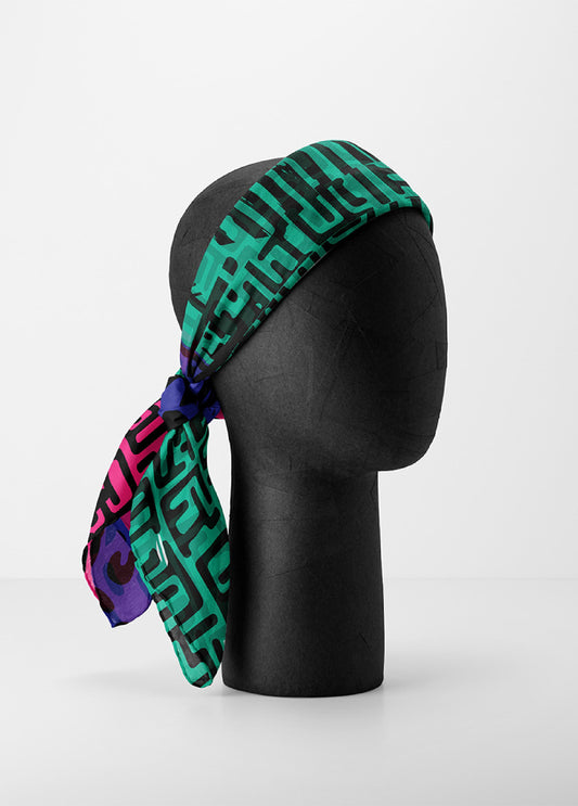 Ashley Stewart Pardon My Fro™ Mahogany Headwrap Multi