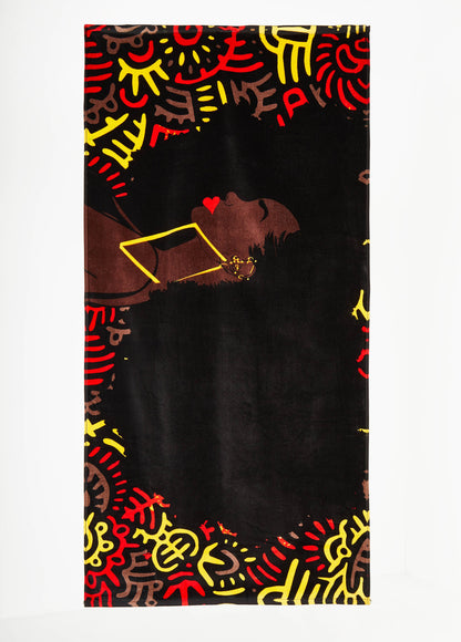 Ashley Stewart Pardon My Fro™ Harlem Beach Towel Multi