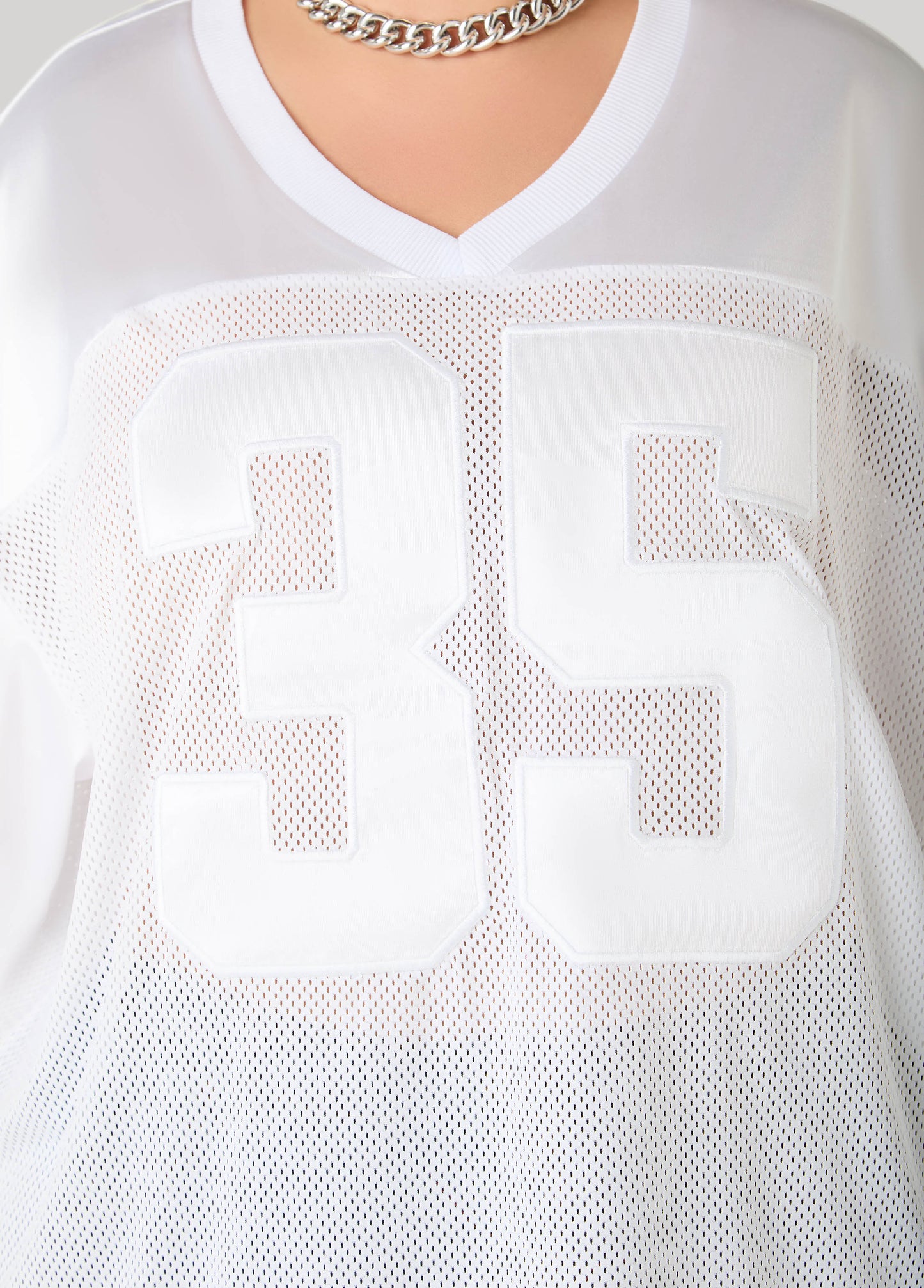 Ashley Stewart Mesh Paneled Jersey Black