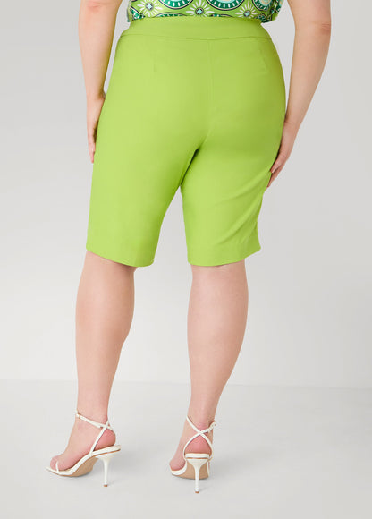 Ashley Stewart Millennium Pull On Bermuda Short Pansy