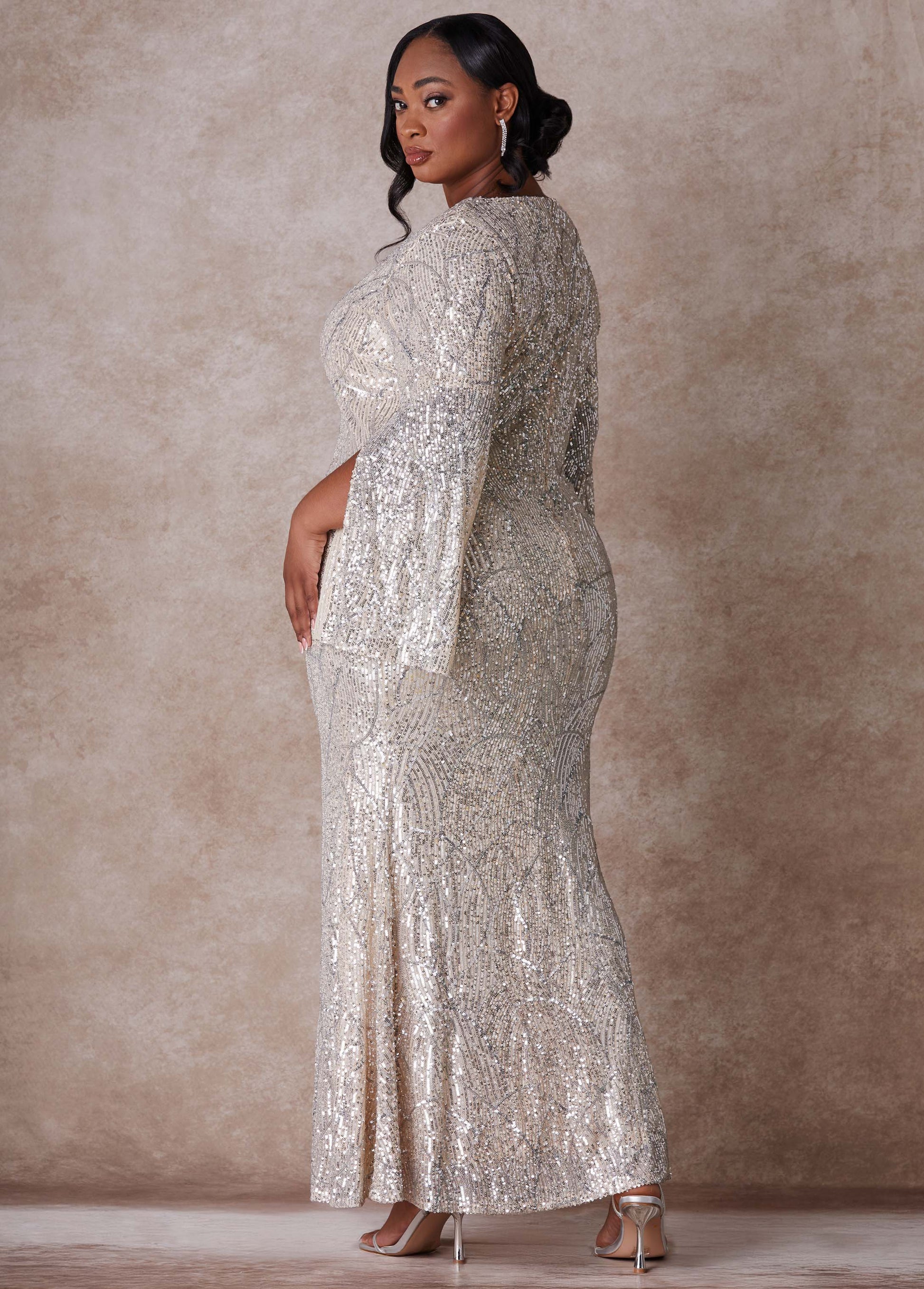 Ashley Stewart The Cora Wedding Gown Egret