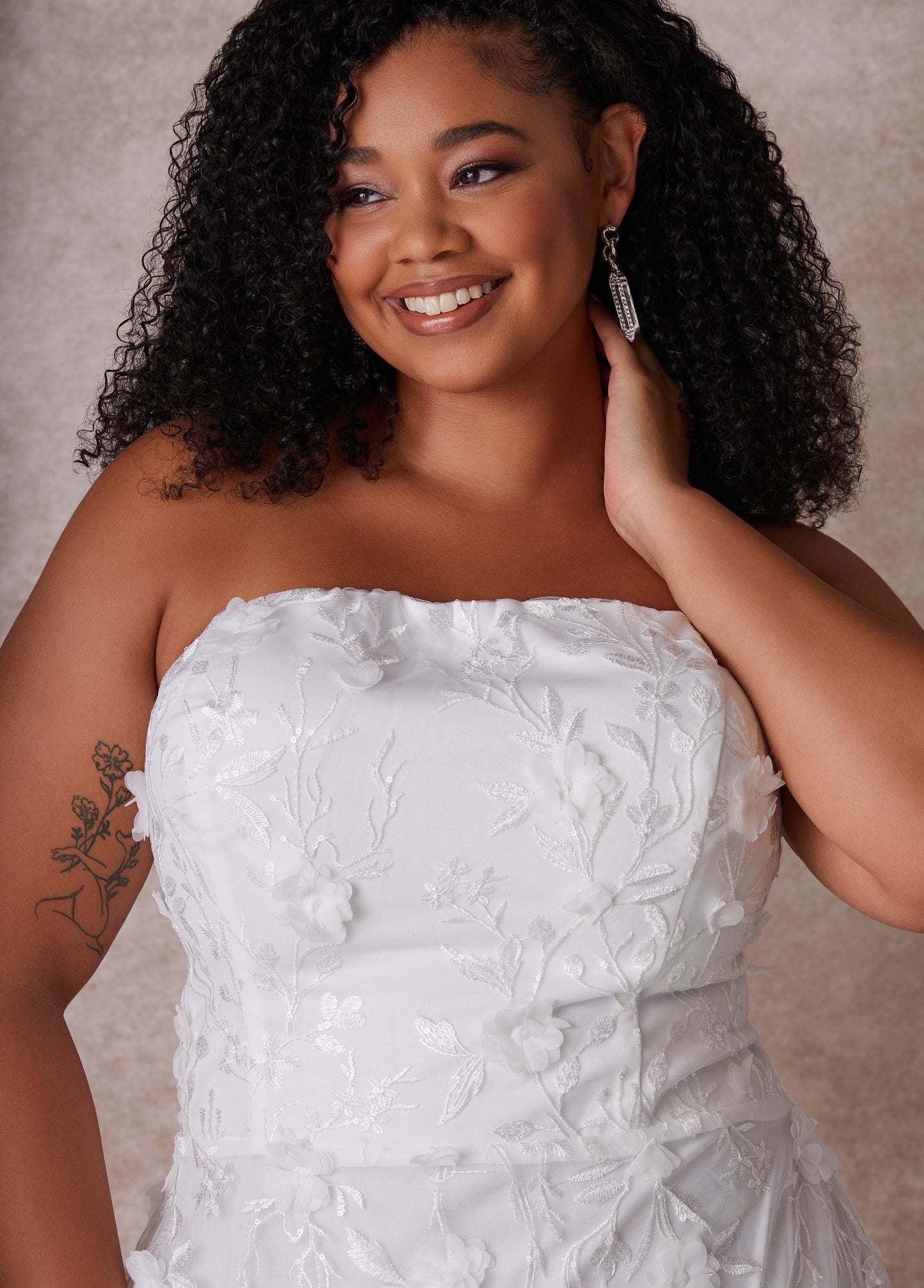 Ashley Stewart The Rochelle Wedding Gown Egret