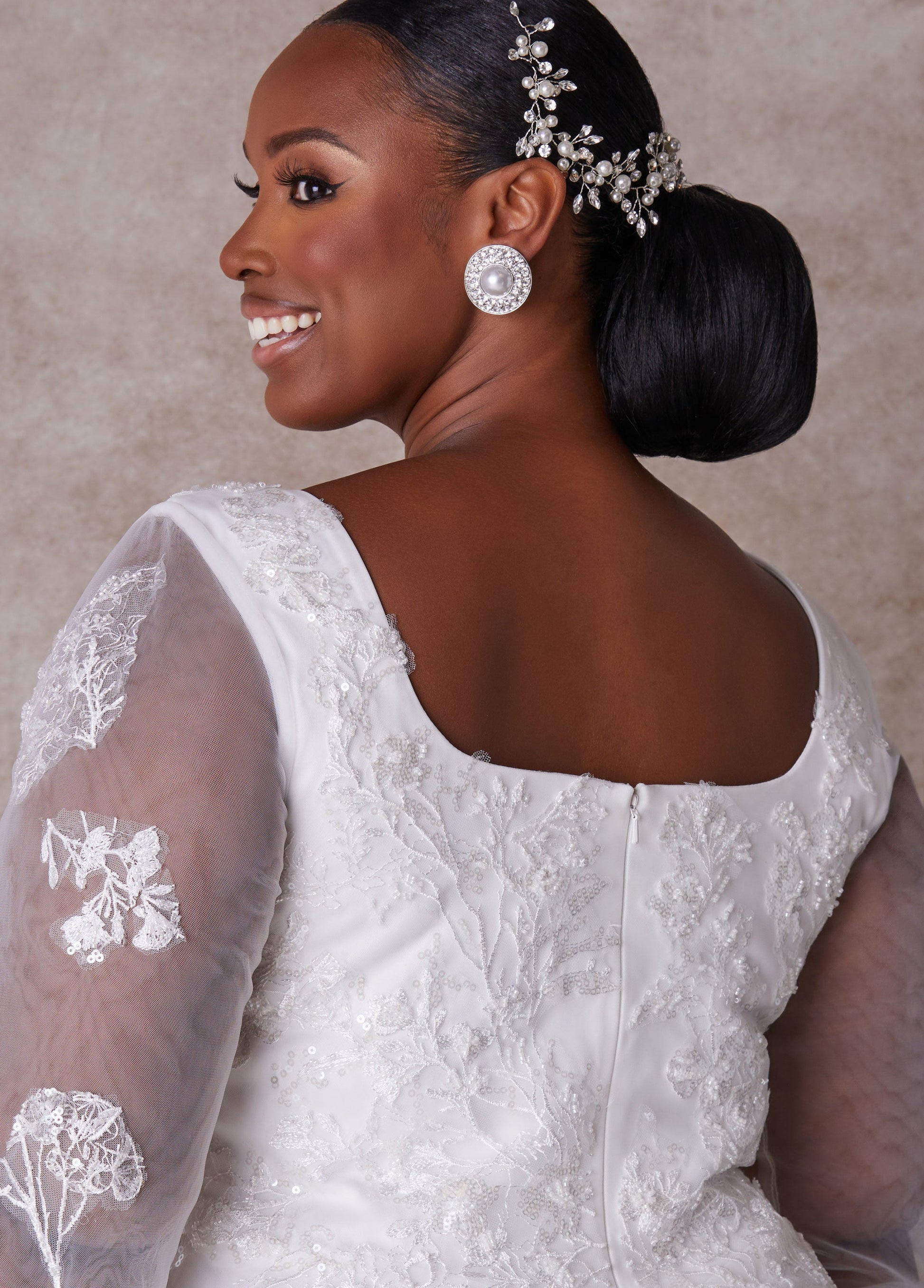 Ashley Stewart Plus Size Wedding Gown Plus Size Princess Gown Plus Size Bridal Fashion Egret