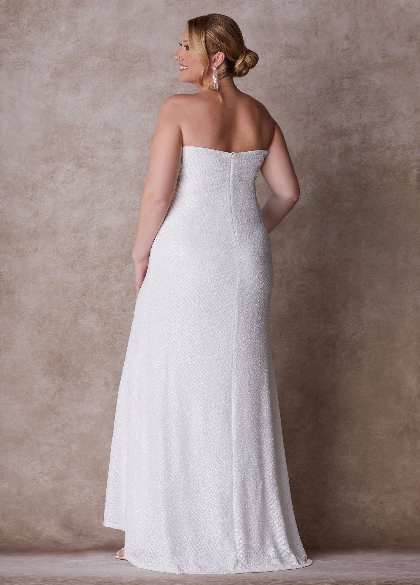 Ashley Stewart Plus Size Fitted Wedding Gown Plus Size Wedding Gown Bridal Fashion White