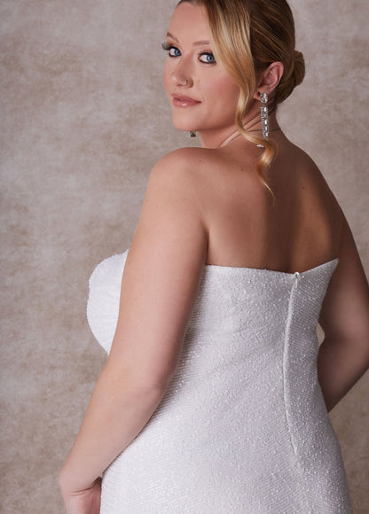 Ashley Stewart Plus Size Fitted Wedding Gown Plus Size Wedding Gown Bridal Fashion White