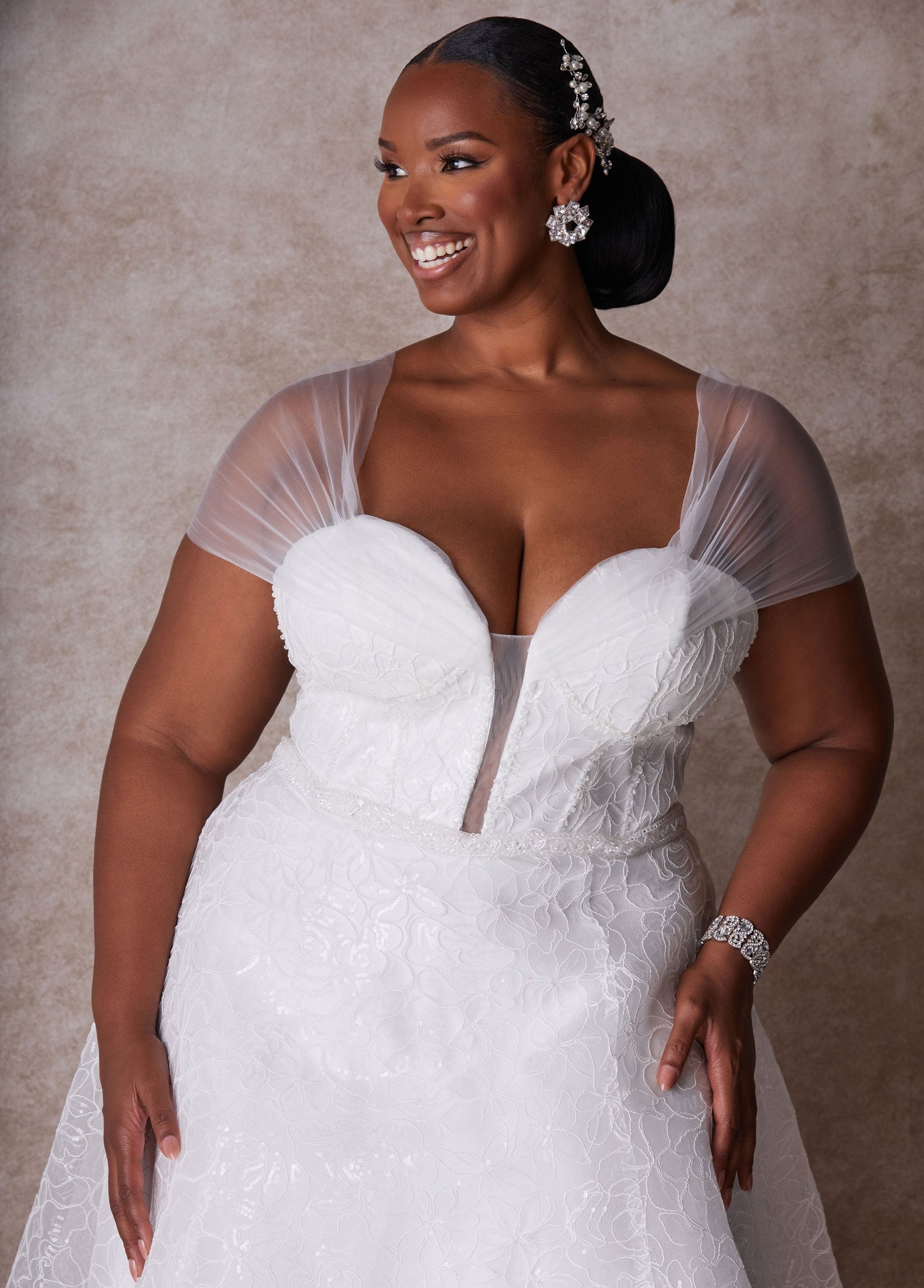 Ashley Stewart Plus Size Princess Wedding Gown Plus Size Bridal Gown Bridal Fashion White