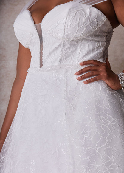 Ashley Stewart Plus Size Princess Wedding Gown Plus Size Bridal Gown Bridal Fashion White