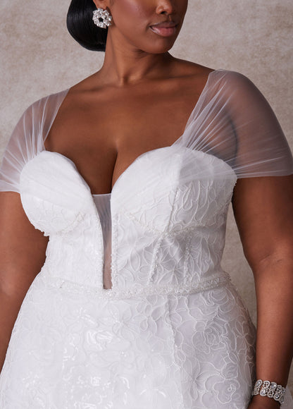 Ashley Stewart Plus Size Princess Wedding Gown Plus Size Bridal Gown Bridal Fashion White