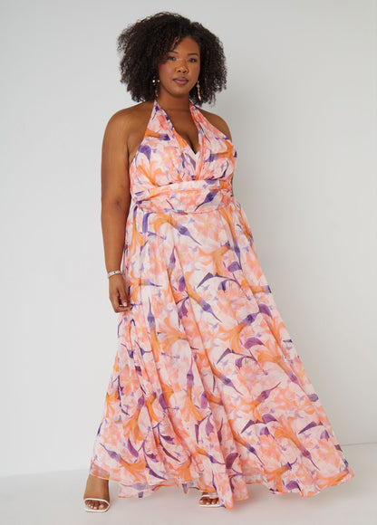 Ashley Stewart Plus Size Bridesmaid Gown Plus Size Dress Plus Size Bridal Fashion Pink