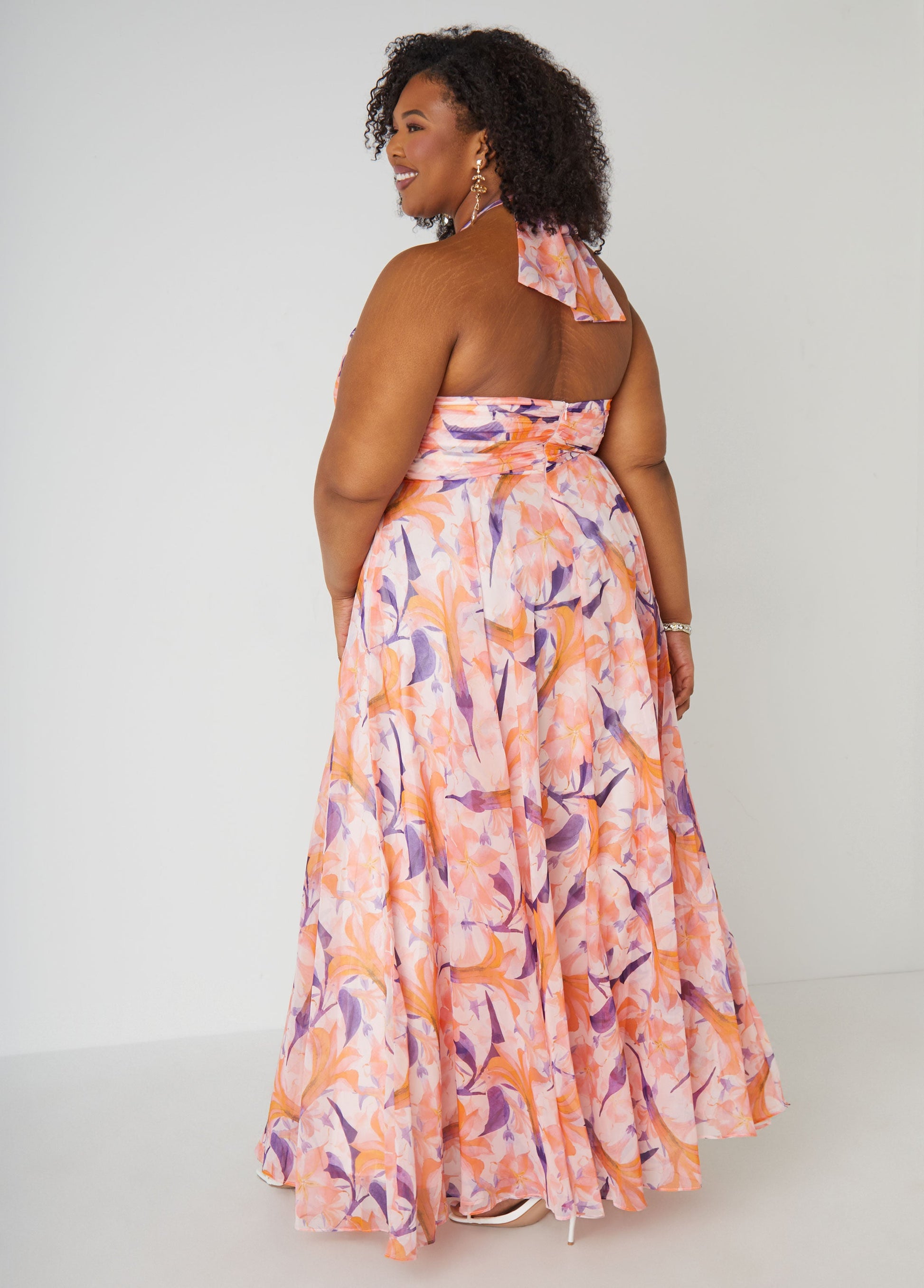Ashley Stewart Plus Size Bridesmaid Gown Plus Size Dress Plus Size Bridal Fashion Pink