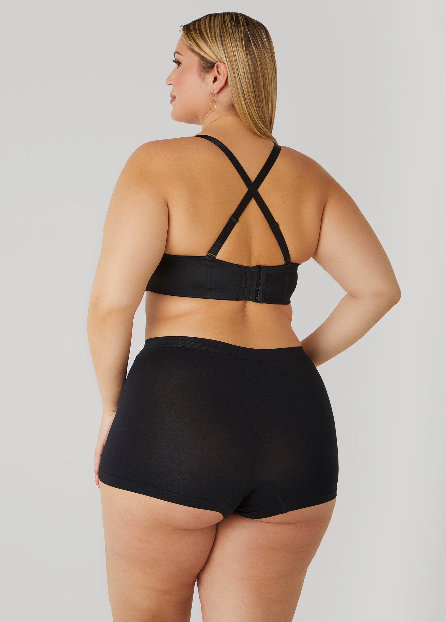 Ashley Stewart 5 Way Convertible Underwire Bra Black