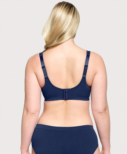 Ashley Stewart MagicLift Minimizer Bra Blue