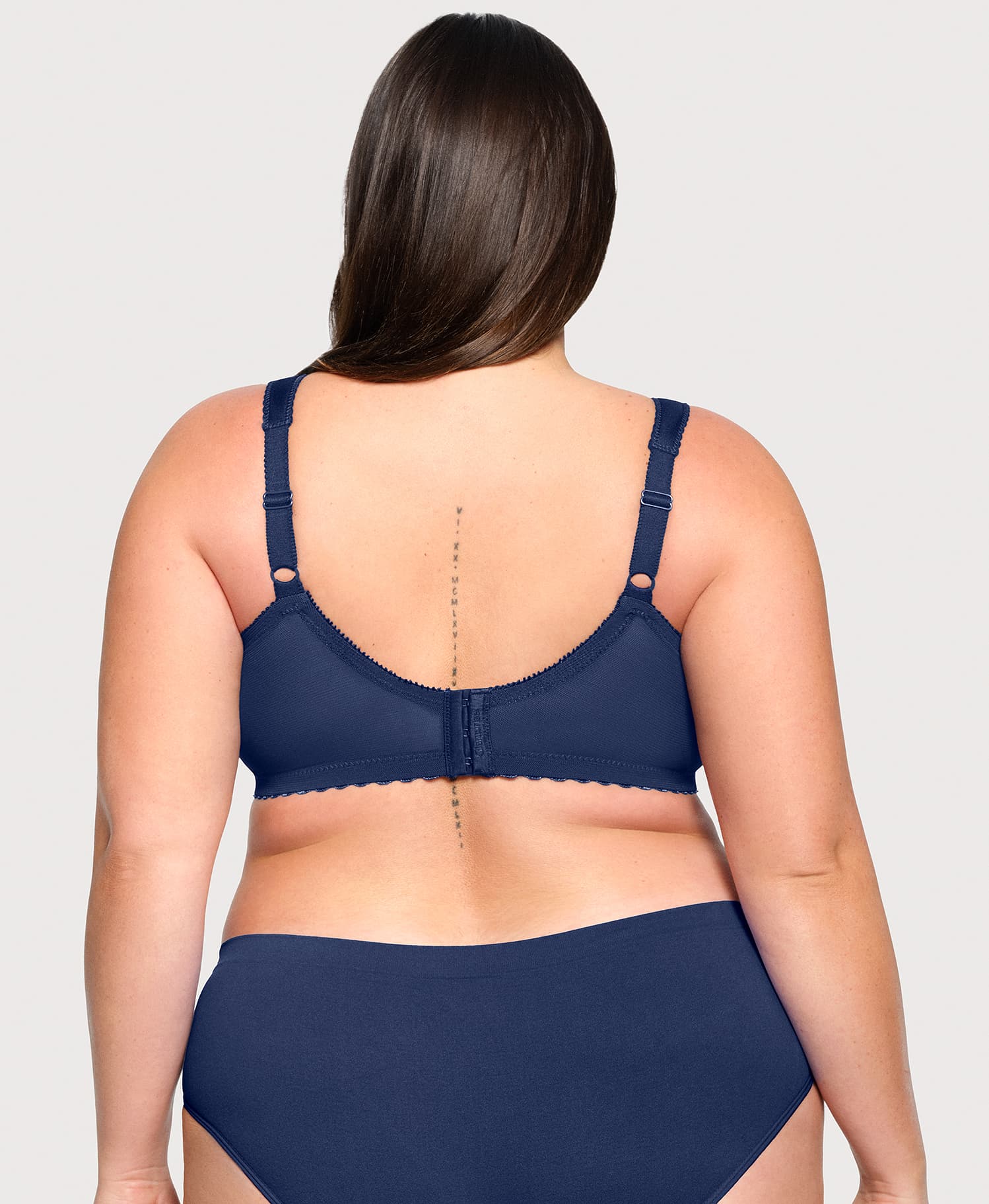 Ashley Stewart MagicLift Original Support Bra Blue