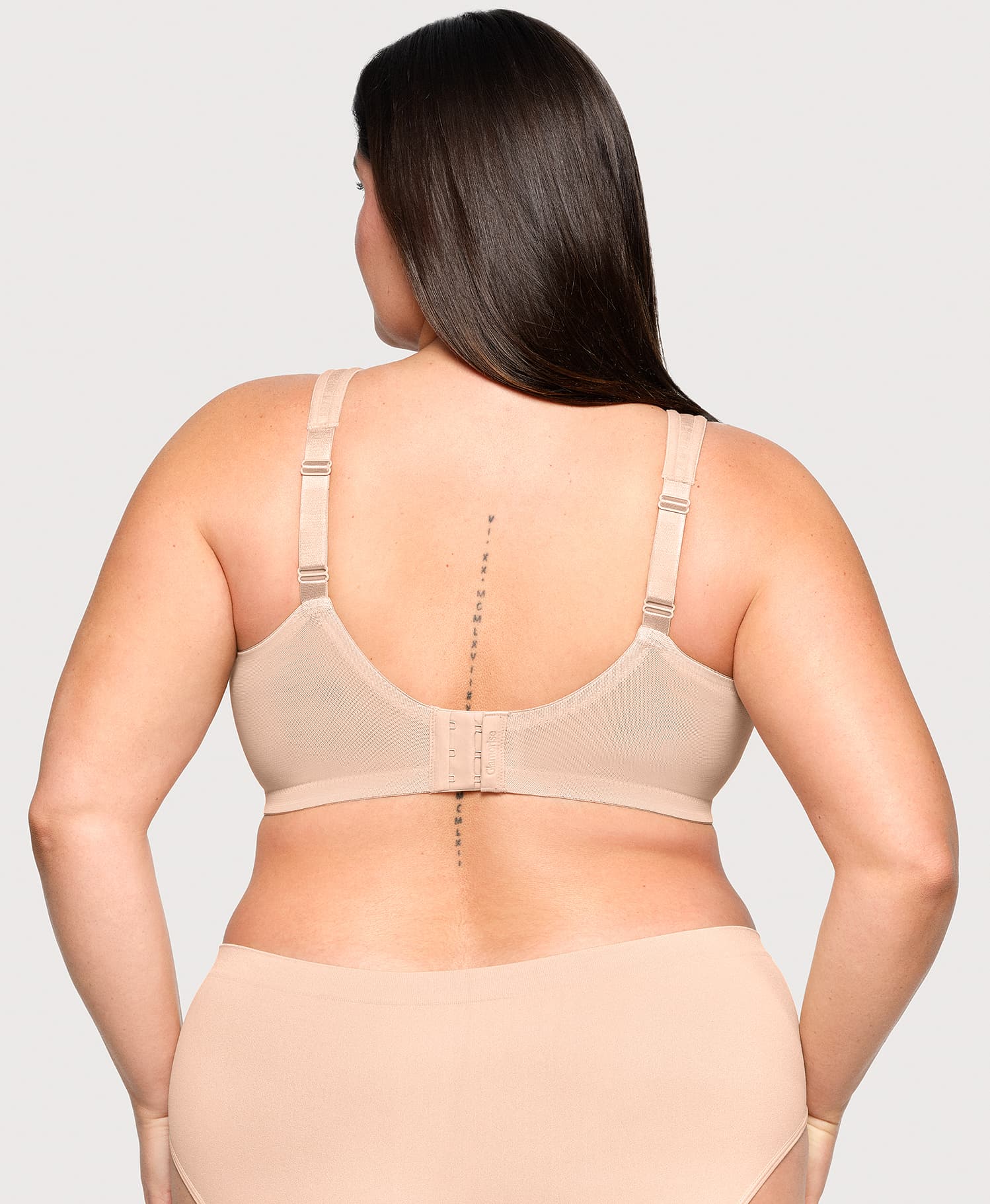 Ashley Stewart MagicLift Moisture Control Bra Cafe Heather