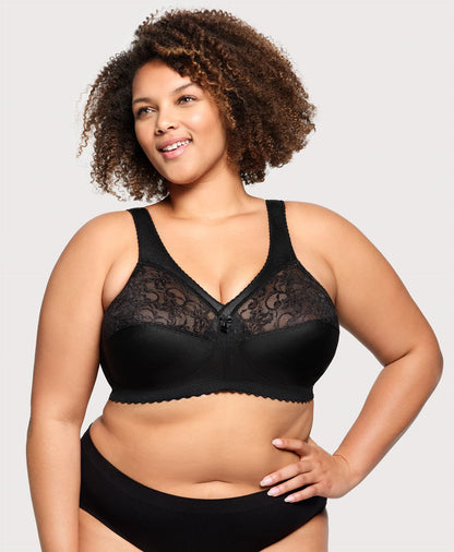 Ashley Stewart MagicLift Original Support Bra Black