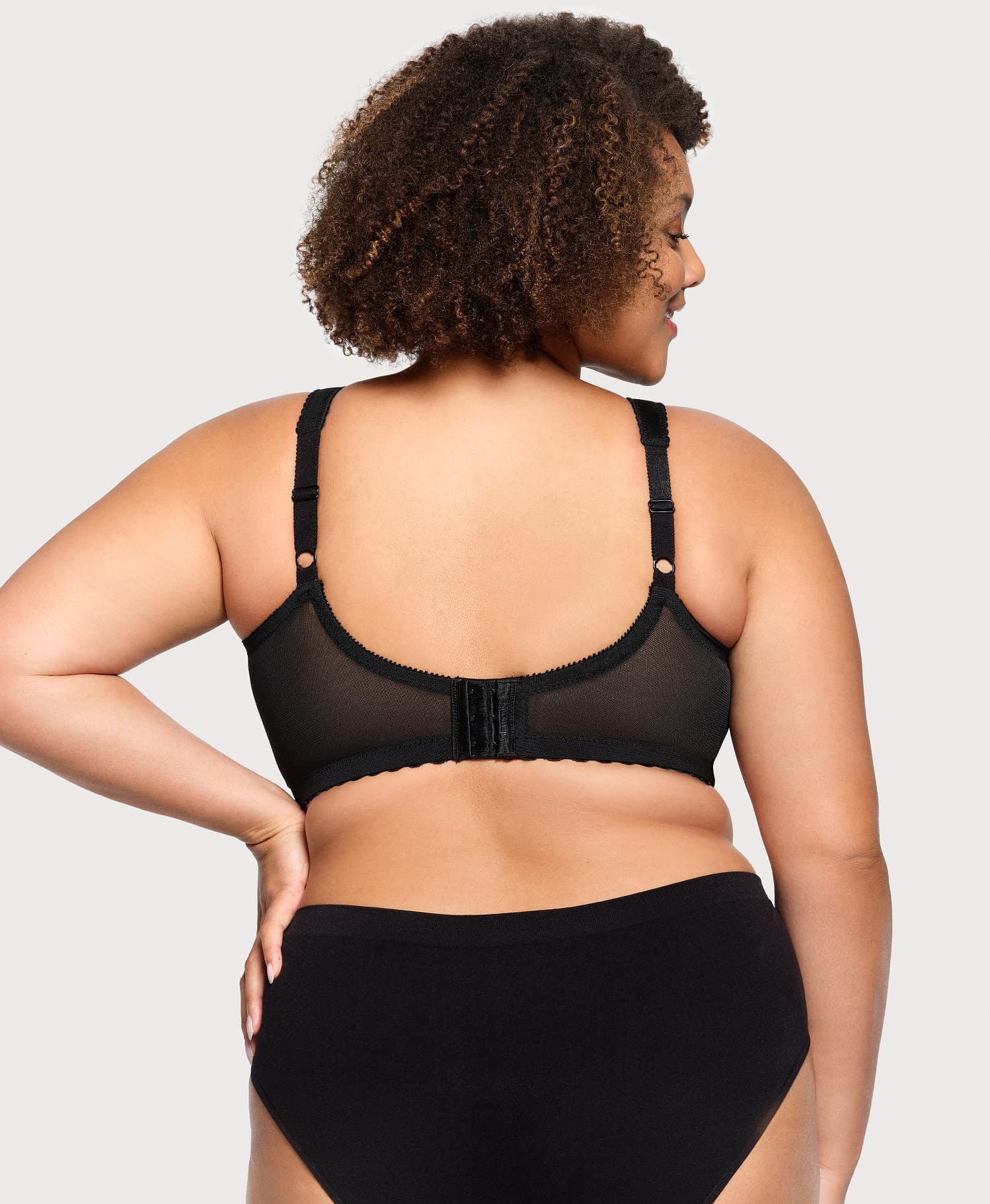 Ashley Stewart MagicLift Original Support Bra Black