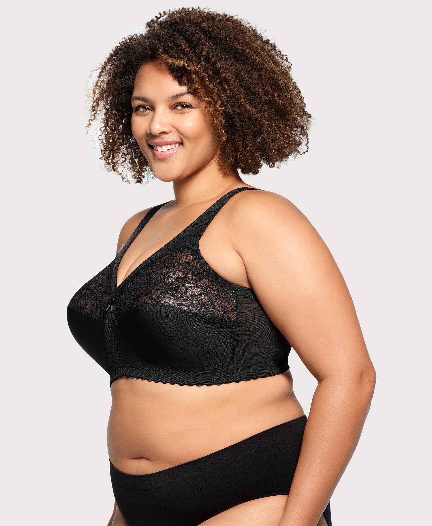 Ashley Stewart MagicLift Original Support Bra Black