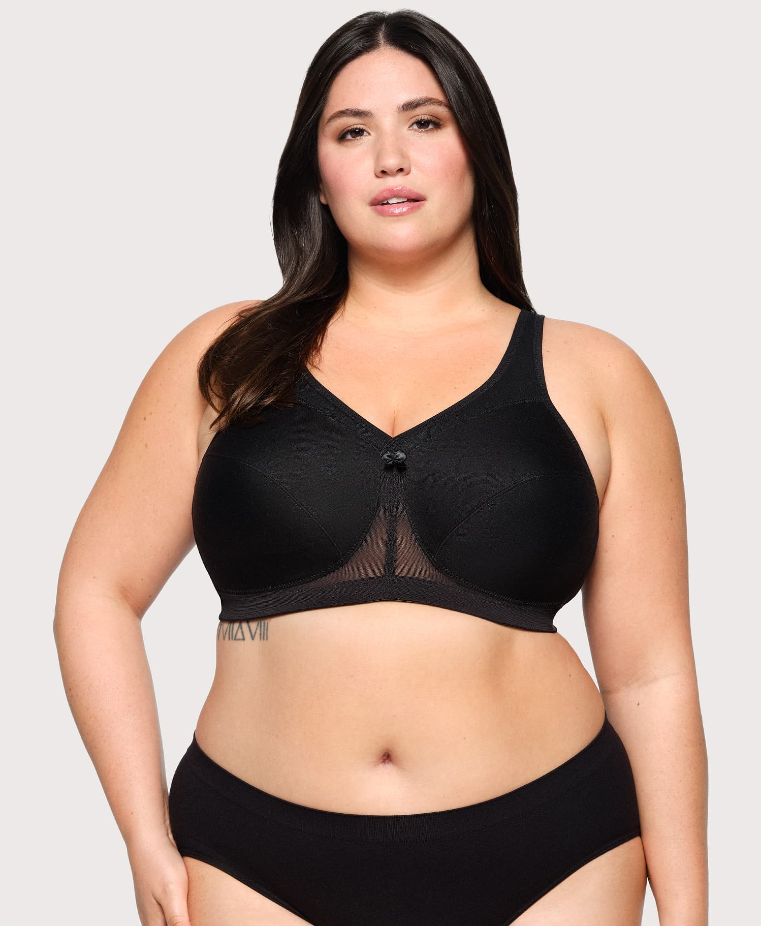 Ashley Stewart MagicLift Active Support Bra Black