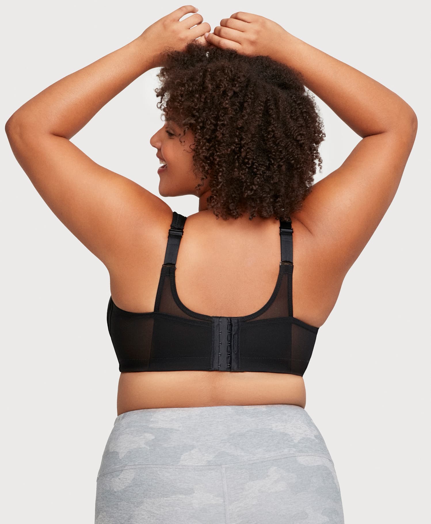 Ashley Stewart MagicLift Seamless Sports Bra Black