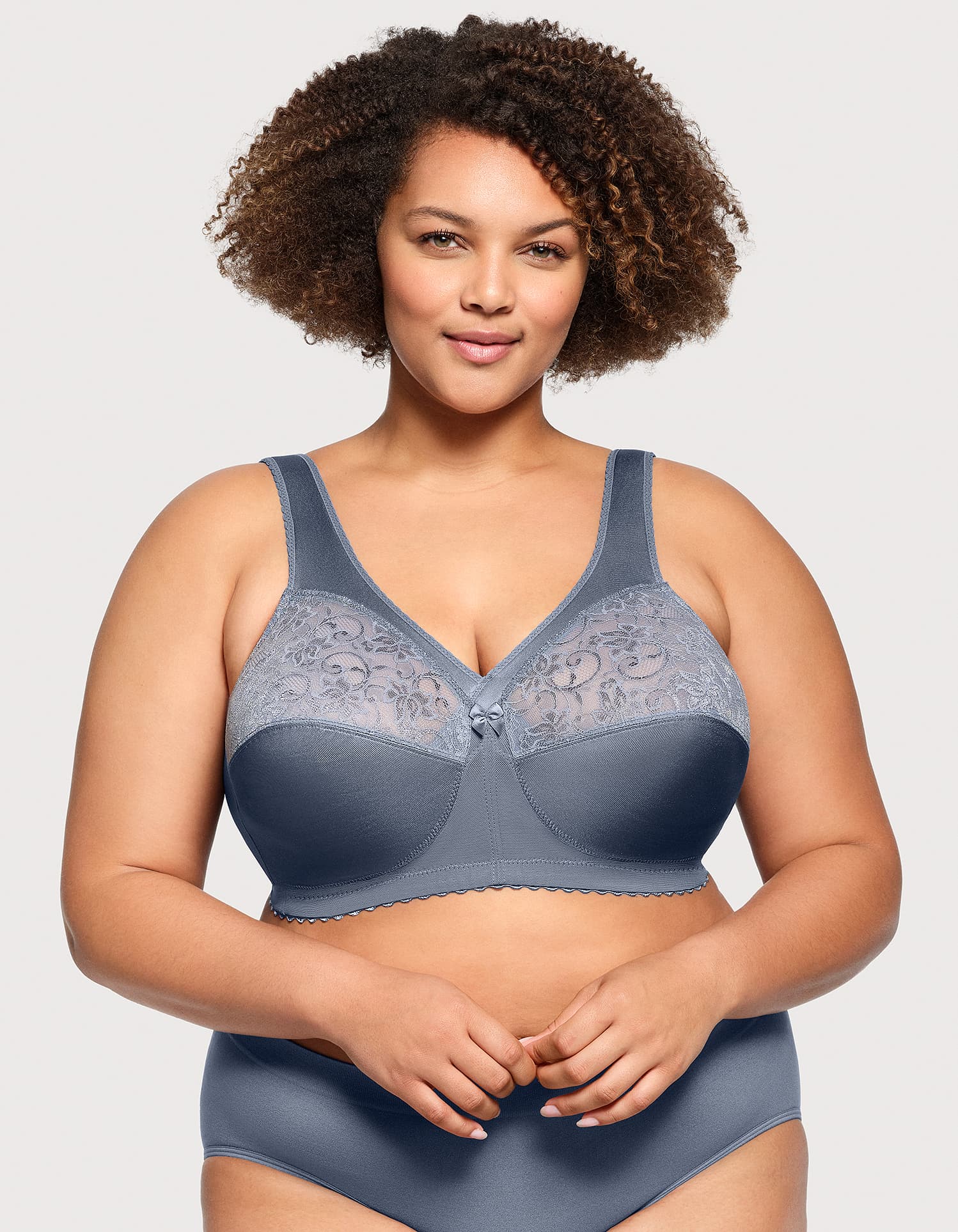 Ashley Stewart MagicLift Original Support Bra Folkstone Gray