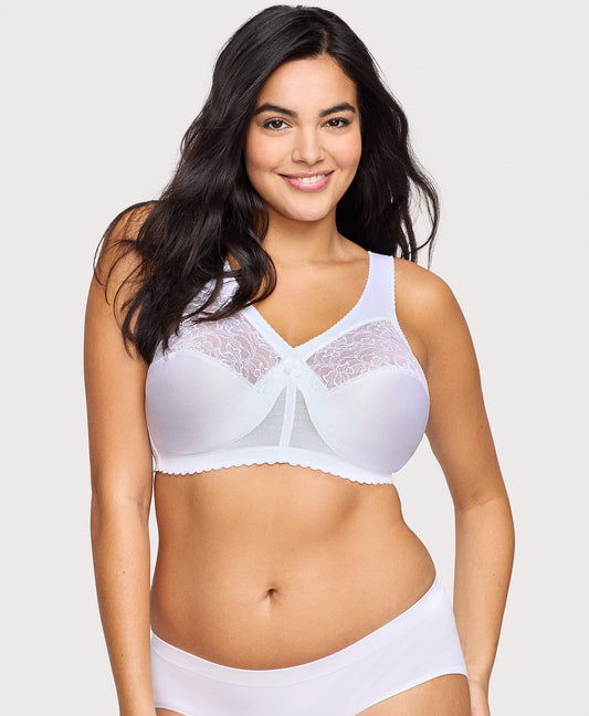 Ashley Stewart MagicLift Original Support Bra White