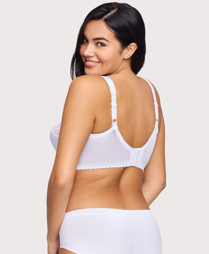 Ashley Stewart MagicLift Original Support Bra White