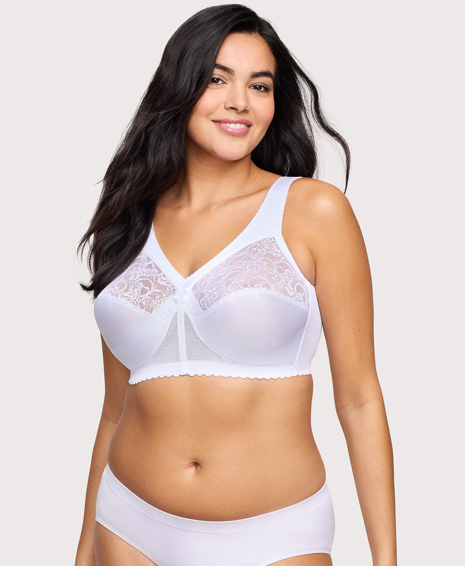 Ashley Stewart MagicLift Original Support Bra White