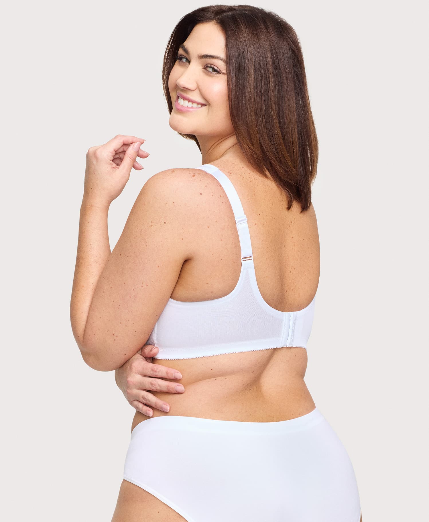 Ashley Stewart MagicLift Minimizer Bra White