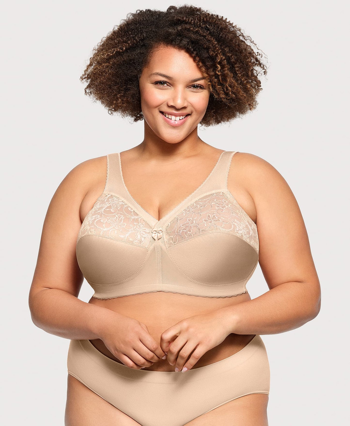 Ashley Stewart MagicLift Original Support Bra Blush