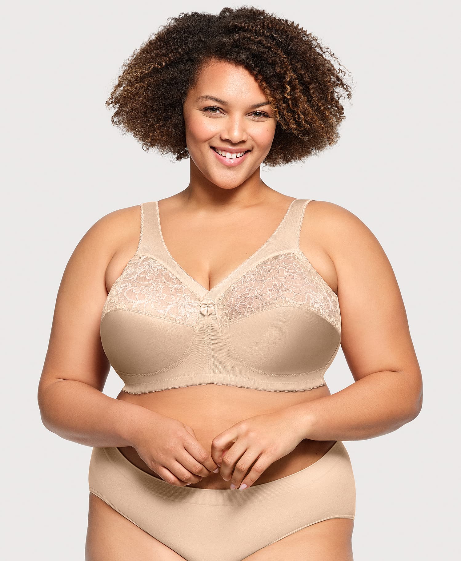 Ashley Stewart MagicLift Original Support Bra Blush