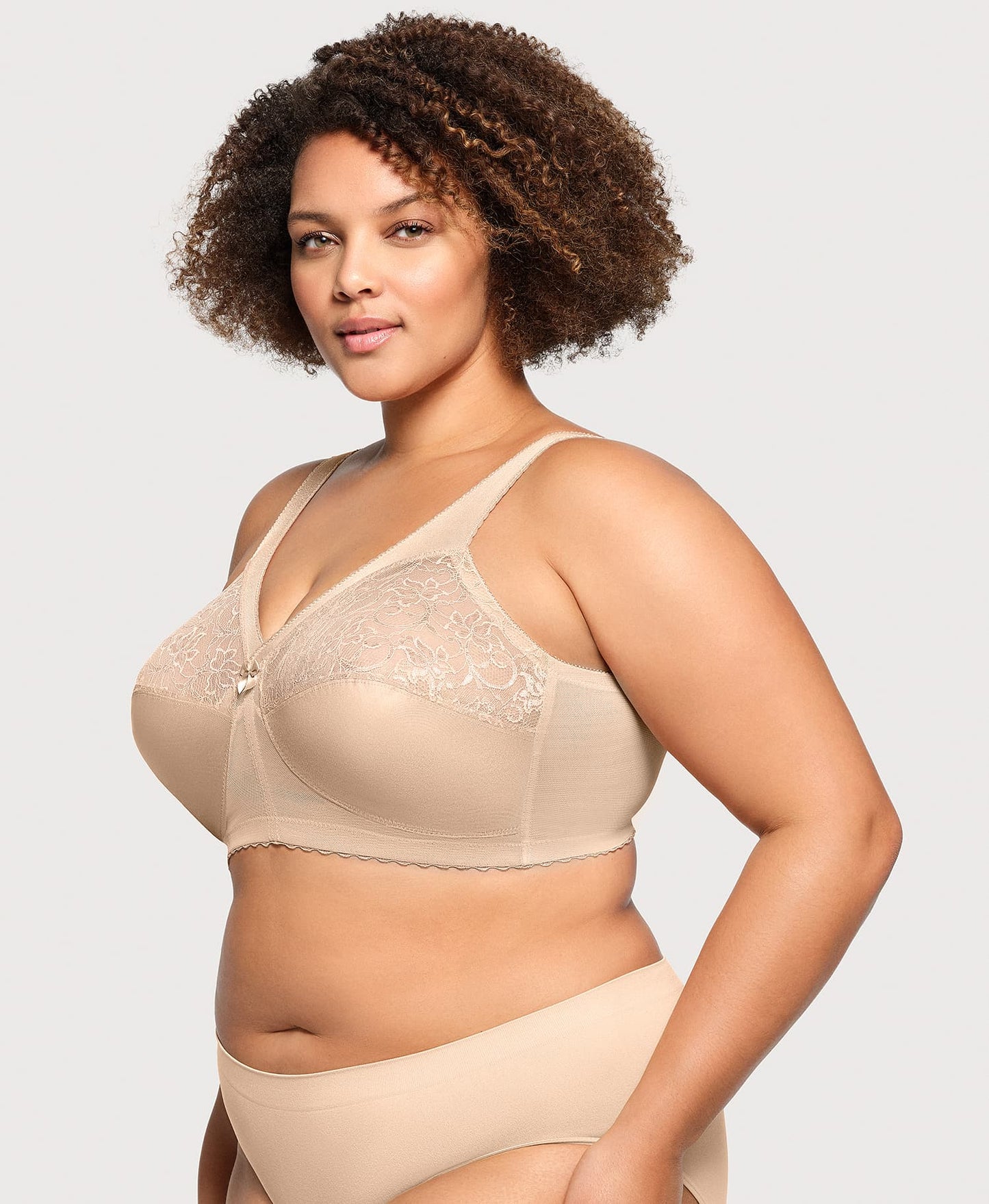 Ashley Stewart MagicLift Original Support Bra Blush