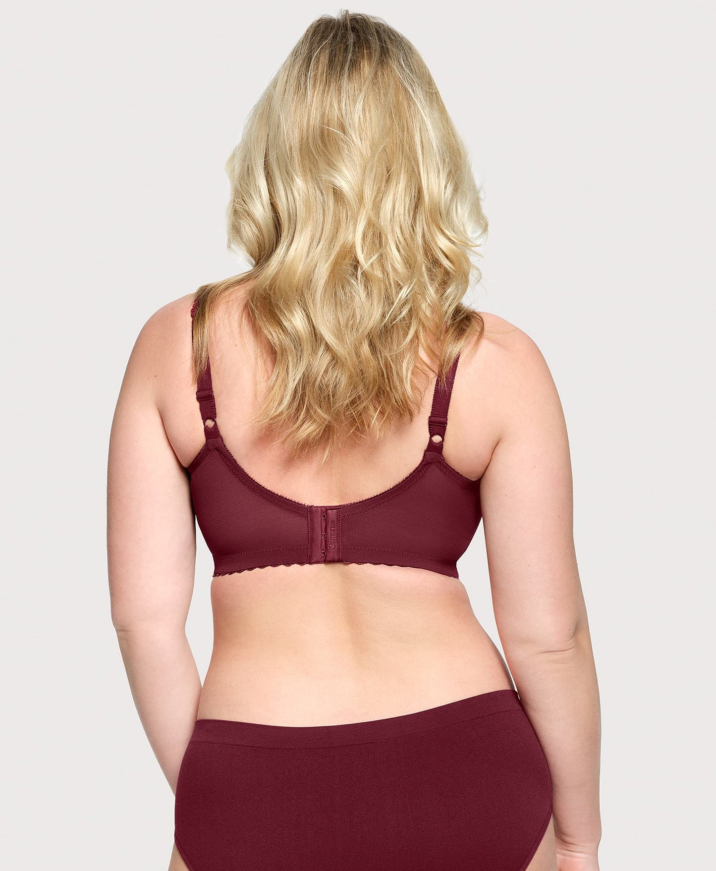 Ashley Stewart MagicLift Original Support Bra Burgundy