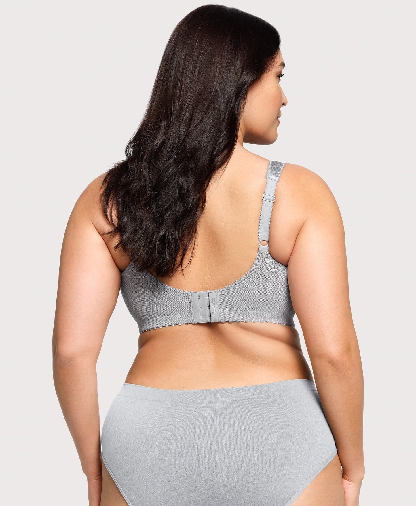 Ashley Stewart MagicLift Original Support Bra Soft Gray