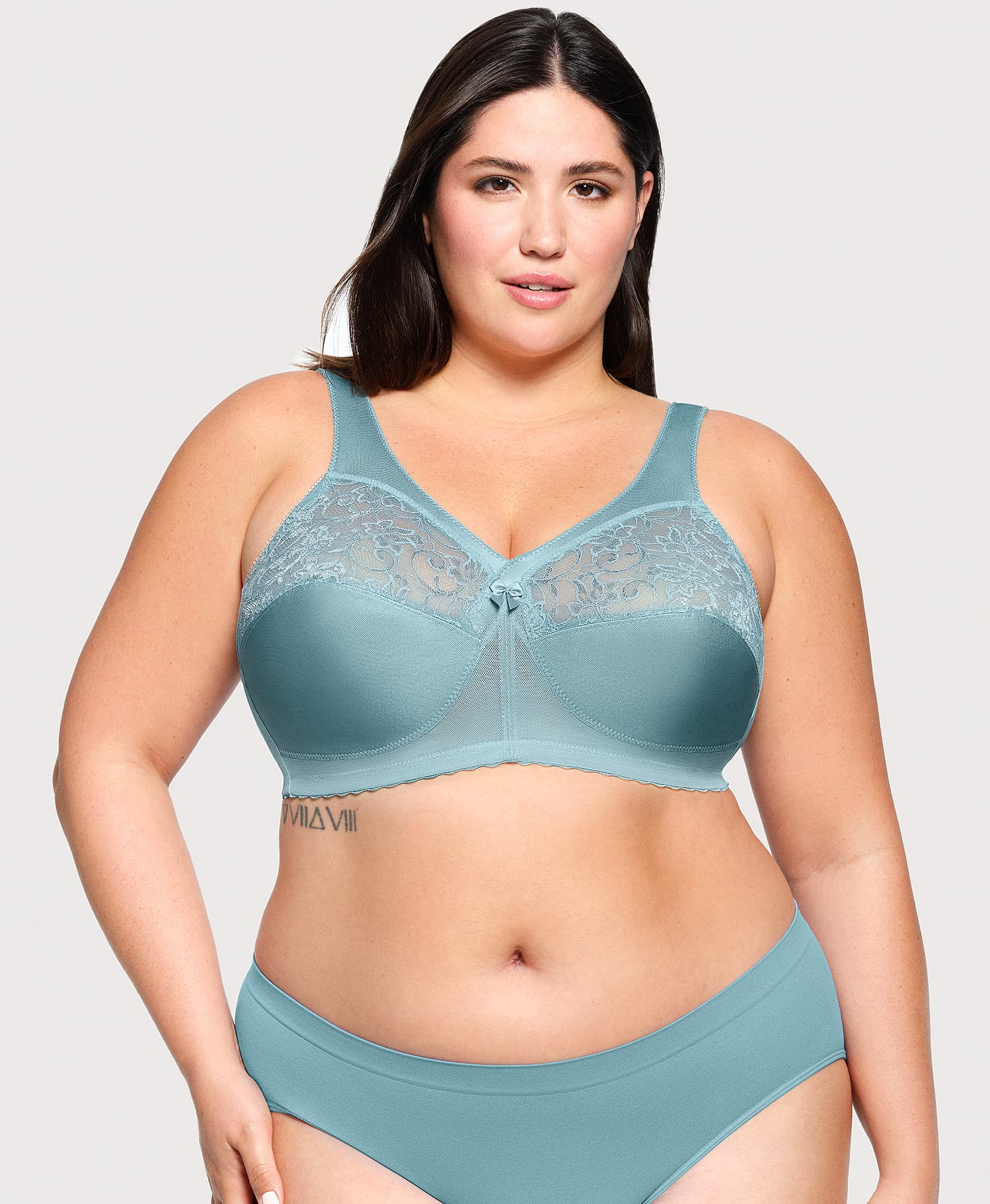 Ashley Stewart MagicLift Original Support Bra Glacier