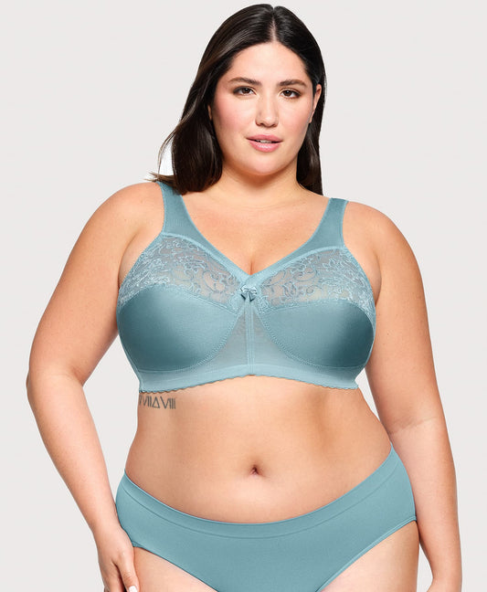 Ashley Stewart MagicLift Original Support Bra Glacier