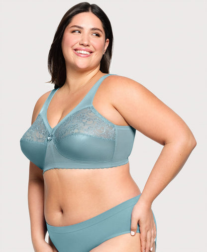 Ashley Stewart MagicLift Original Support Bra Glacier