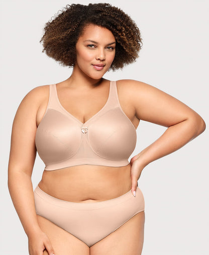 Ashley Stewart MagicLift Active Support Bra Cafe