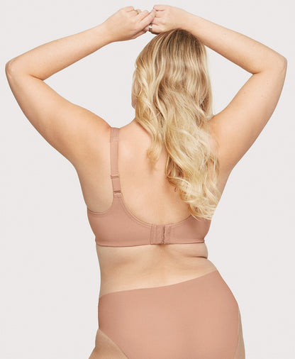 Ashley Stewart MagicLift Natural Shape Support Bra Cappuccino