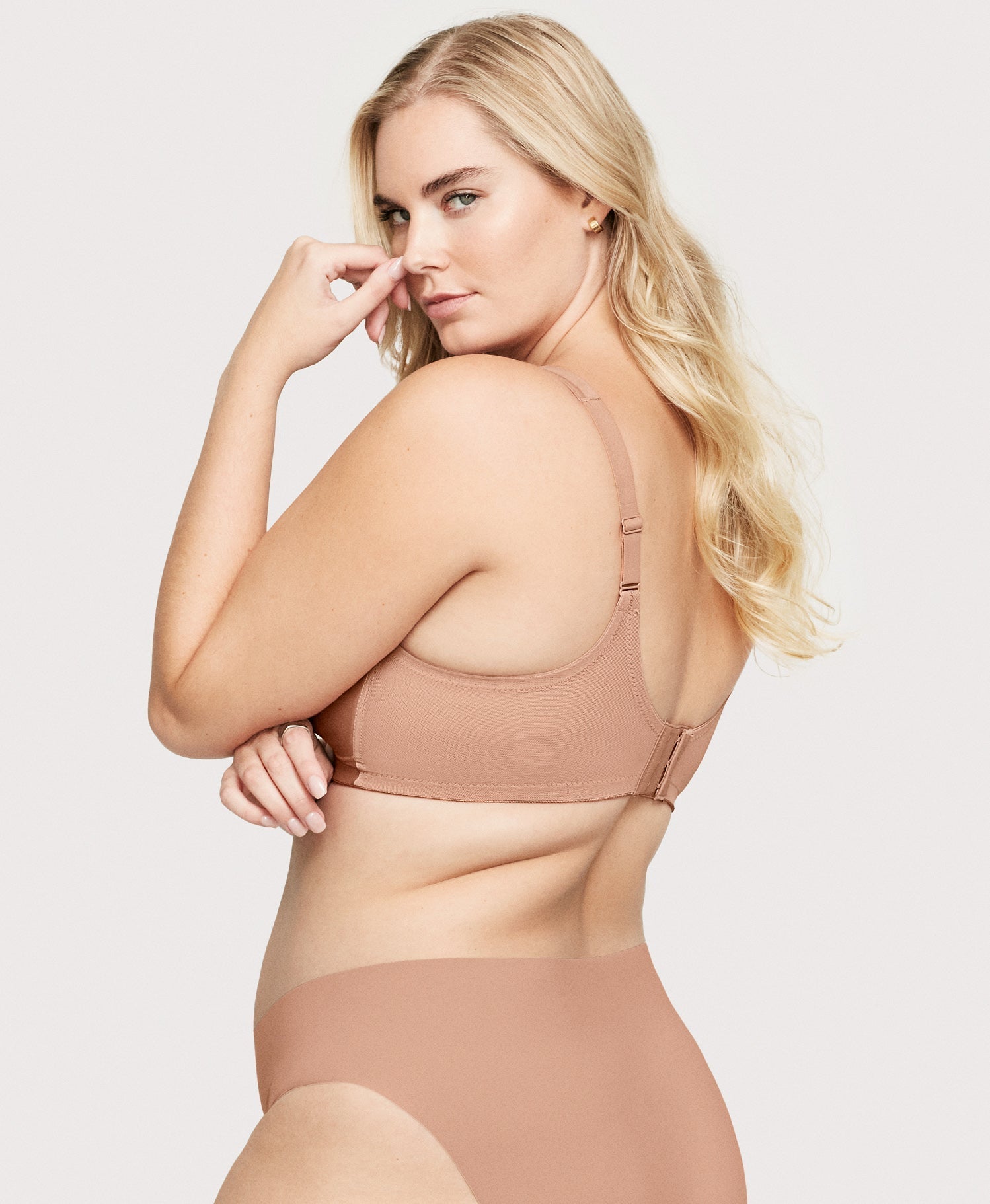 Ashley Stewart MagicLift Natural Shape Support Bra Cappuccino