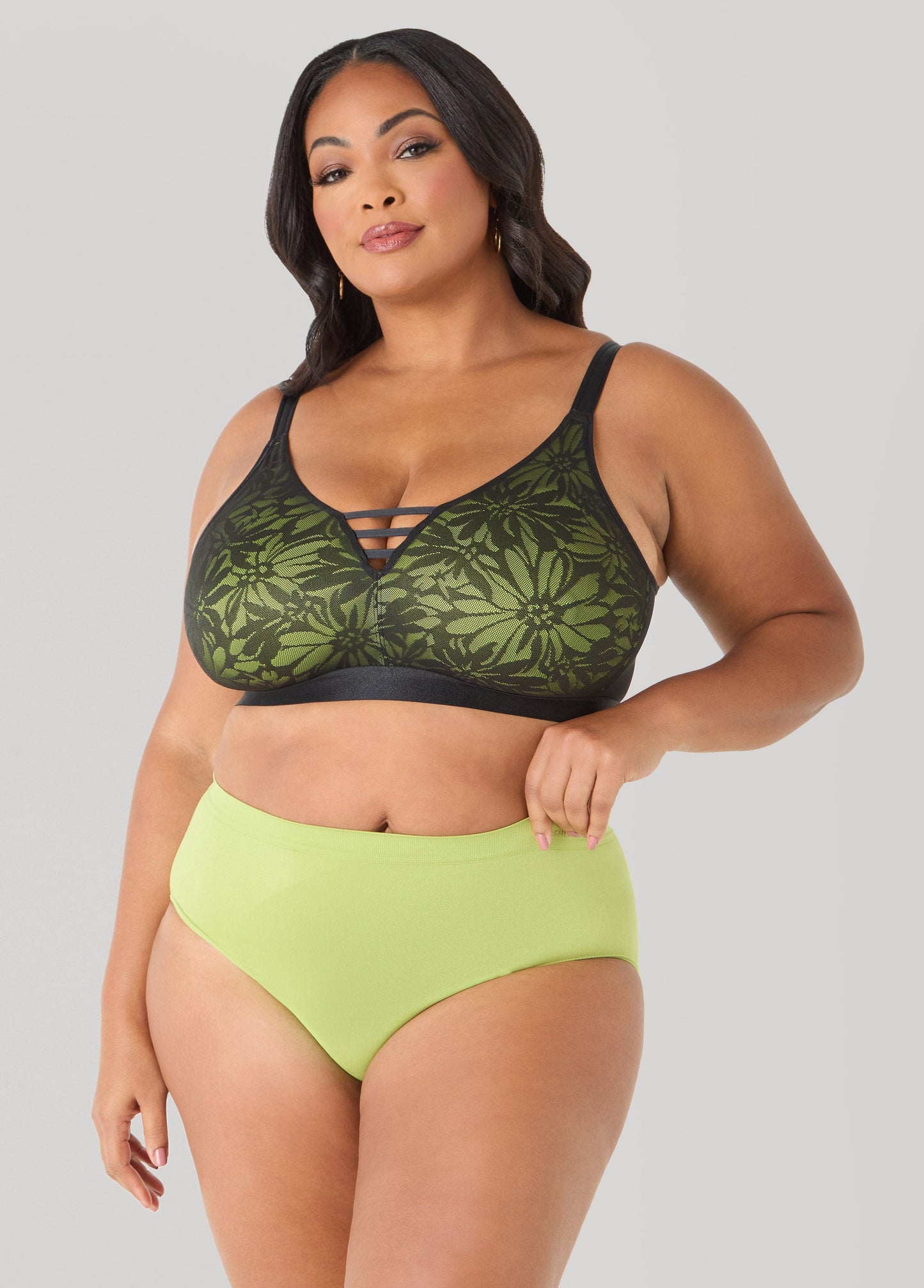 Ashley Stewart Seamless Logo Briefs ZEPHRY