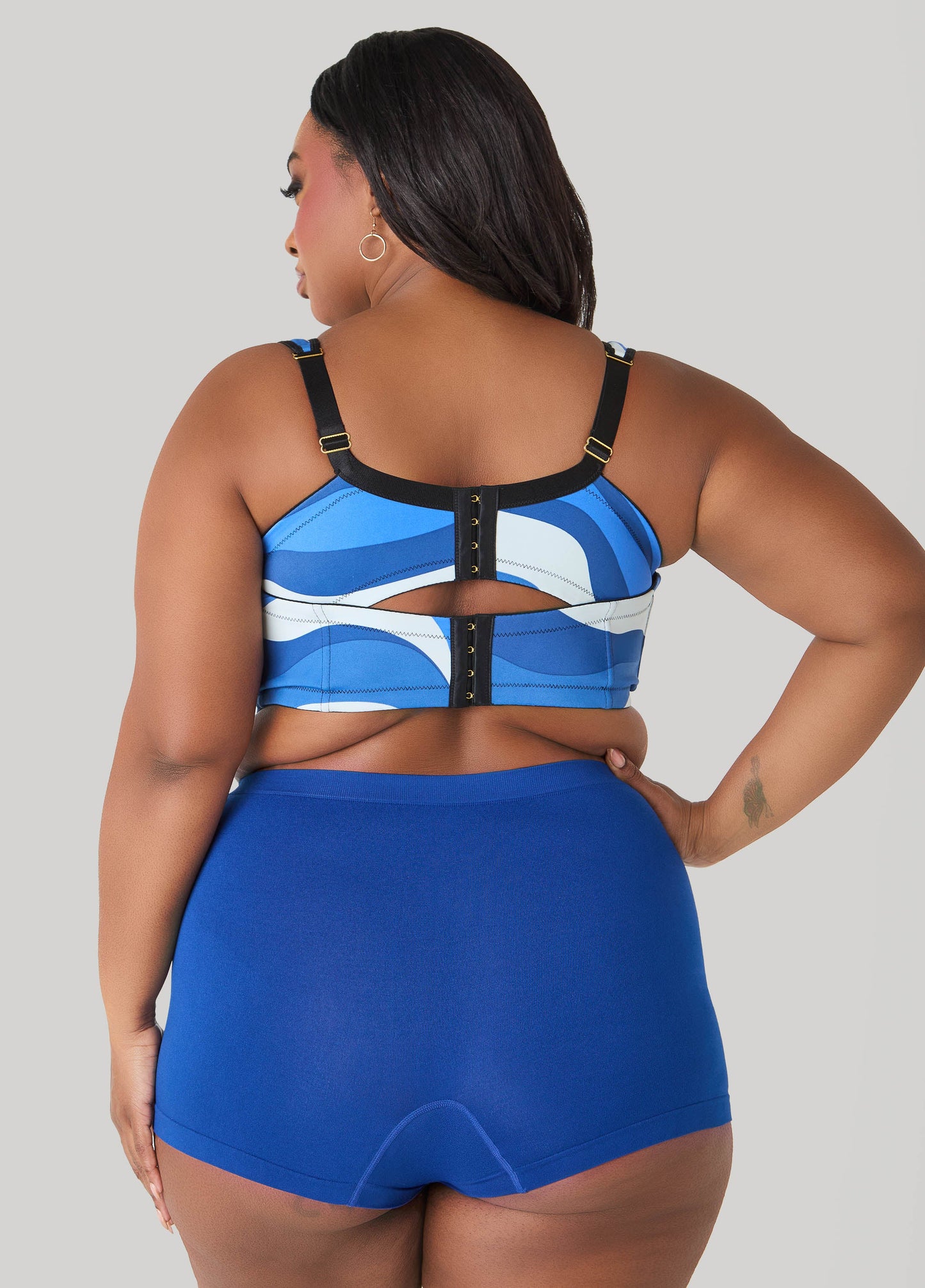 Ashley Stewart High Waist Seamless Boyshorts Sodalite